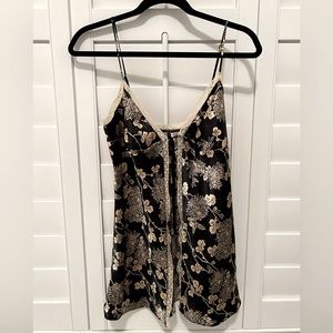 Victoria’s Secret Satin Tie-Front Babydoll